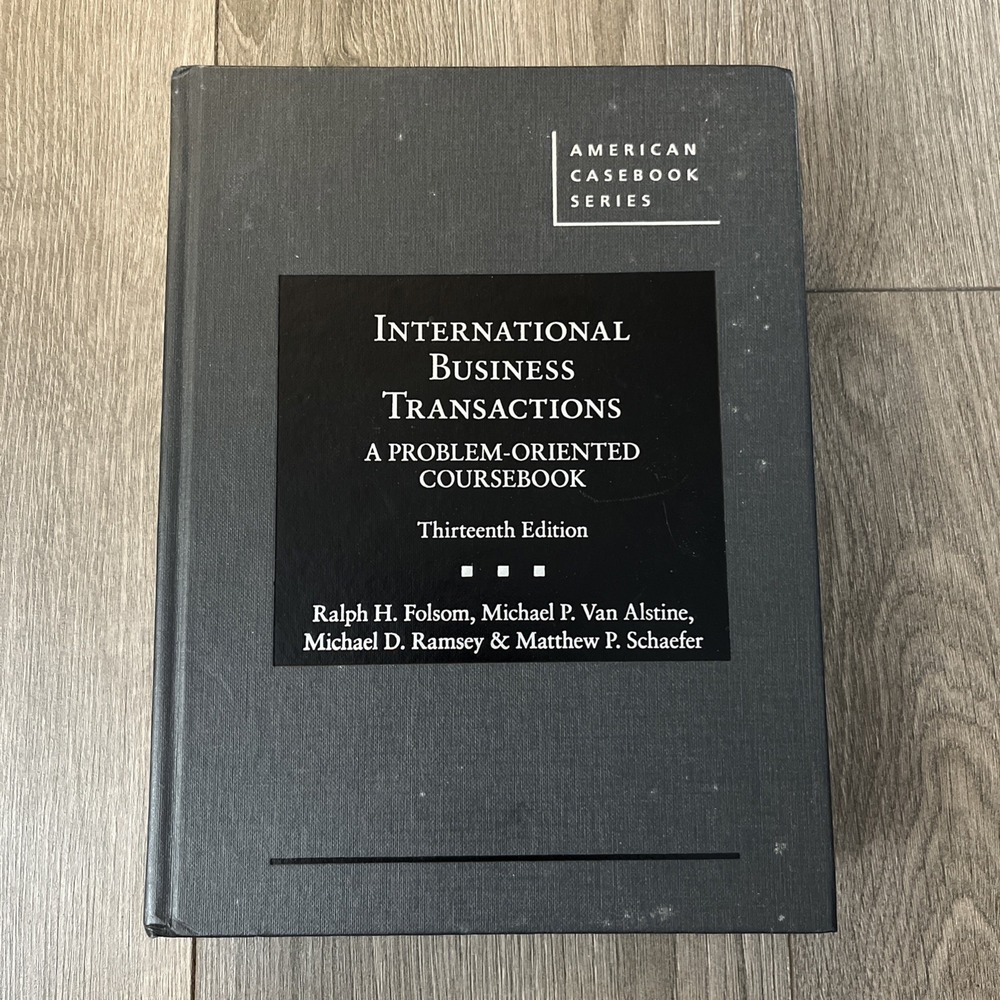 International Business Transactions : A Problem-Oriented Coursebook by...